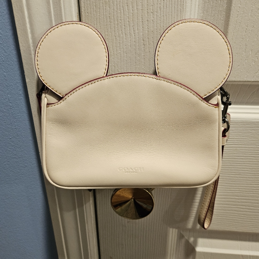 Coach x Disney Mickey Mouse wristlet